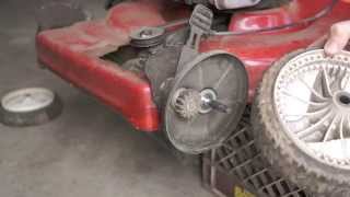 Mikey fixes the self propulsion on his Craftsman lawn mower [upl. by Gorman]