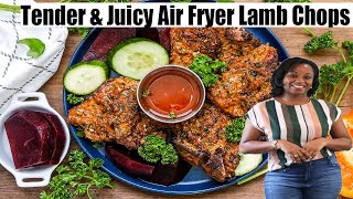 Air Fryer Lamb Chops Easy Recipe With Gourmet Results [upl. by Ahsiket593]