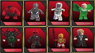 LEGO Marvel Super Heroes 2  All Secret Bosses [upl. by Erwin]