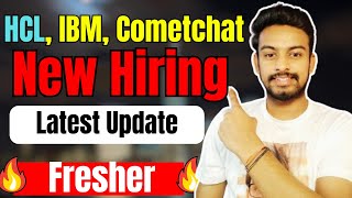 HCL IBM CometChat Hiring  OFF Campus Drive For 2025 2024 2023 Batch  Fresher Jobs Kn Academy [upl. by Sagerman]