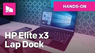 HP Elite x3 Lap Dock handson [upl. by Lardner]