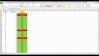 How To Use Basic Conditional Formatting with an IF Statement in Excel 2010 [upl. by Scharaga332]