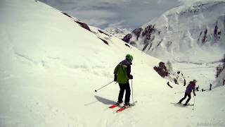 Santons run into Val dIsere April 2018 [upl. by Charleton921]