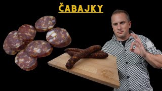 ČABAJSKÁ KLOBÁSA  ČABAJKY  Jednoduchý recept  Kvalitní klobásy  Mistr Málek [upl. by Purdy]