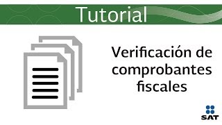 Tutorial Verificación de comprobantes fiscales impresos [upl. by Suirred909]