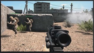 MASSIVE US INFANTRY ASSAULT INTO CITY  Tactical Multiplayer Squad Gameplay Squad Full Game [upl. by Eedna]