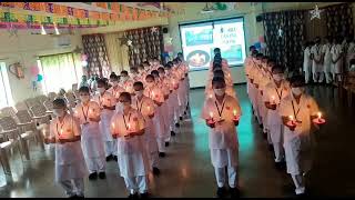 Traning school of nursing sindhudurg Lamp lighting Oath taking ceremony [upl. by Arikahc85]