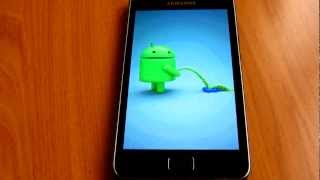 Boot Animation Galaxy S2  Android pee Apple [upl. by Eirruc]