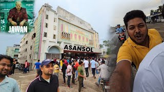 Jawan First Show Asansol Manoj Cinema No More Multiplex Full Crowd at Manoj Talkies Asansol [upl. by Coshow]