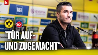 Sahin quotHaben die Tür auf und dann wieder zugemachtquot I Borussia Dortmund [upl. by Oinolopa]