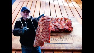 Perfekte BBQ Dicke Rippe oder Spareribs im Gasgrill Zart saftig würzig Salsa Marinade [upl. by Catina]