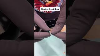 How to Open and Close a Captive Bead Ring [upl. by Riay]