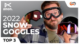 The 3 Best ANON Snow Goggles for the 202223 Season  SportRx [upl. by Meehaf]