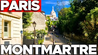 Discovering Paris Neighborhoods  Romantic Montmartre in 20 MustSees with route map [upl. by Esiahc]