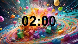 2 Minute Timer  Colorful [upl. by Bekki]