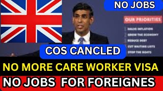 NO MORE CARE WORKERS SPONSORSHIP JOBS  UK Immigration [upl. by Hercules]