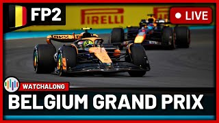 🔴F1 Live Belgium GP Free Practice 2  Commentary  Live Timing [upl. by Ellenwahs]