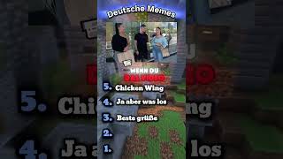 Wo isn jetzt das Chicken wing 😂 memes top5 deutschememes deutsch shorts [upl. by Alleoj]