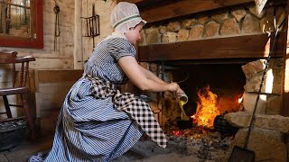 Cooking Dinner 200 Years Ago  Fall 1828 America [upl. by Tomasine]