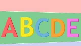 Urple Teaches the Letters ABCDE Alphabet Video [upl. by Alexandros891]