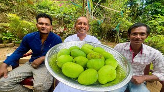 Mango Chutney With Sugar Recipe  Sri Lankan Village Food  Khatti Meethi Aam ki Chutney  Mubashir [upl. by Eirffej]