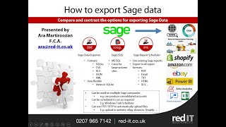 How to Export Sage data using Sage Data Exporter Sage Report Scheduler and Sage2SQL [upl. by Oiratnom]