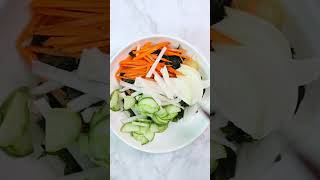 Simple Vegan Seaweed Salad Healthy amp Delicious [upl. by Haggai429]