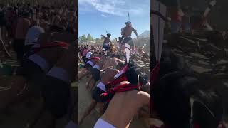 Traditional Stone Pulling Ceremony of the Nagas  Nagaland [upl. by Sirah]