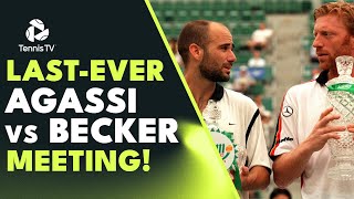 The LASTEVER Agassi vs Becker Meeting Played Over 24 Hours  Hong Kong 1999 Final Highlights [upl. by Aracahs218]