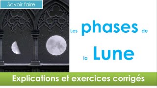 Les phases de la Lune  🔭 Astronomie et optique collège niveau 5ème et plus [upl. by Herrera]