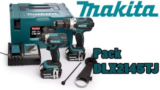 MAKITA pack DLX2145TJ  Présentation et test 👌👌 DTD152Z  DHP458Z [upl. by Edmead]