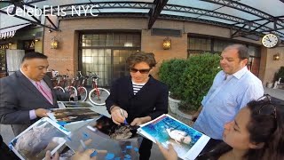 Cillian Murphy Greets Fans in NYC [upl. by Aztin]