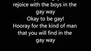 Tomboy  Its OK to be Gay lyrics [upl. by Arutnev]