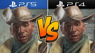 Fallout 4 NextGen Update  Graphics Comparison PS4 vs PS5 [upl. by Jasisa]