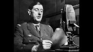 Appel du 18 juin 1940  DIscours enregistré le 22 juin 1940 par le Général de Gaulle [upl. by Valerlan]