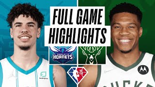 HORNETS at BUCKS  FULL GAME HIGHLIGHTS  December 1 2021 [upl. by Assetal]