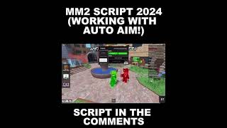 MM2 SCRIPT GUI UNPATCHED 2024 Aimbot Dupe And More [upl. by Rustin]