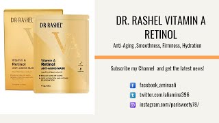 Dr Rashel Vitamin A Retinol AntiAging Face Mask sheets Urdu Review reviewwithsumaira [upl. by Otanutrof]