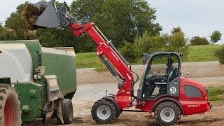 Weidemann – Hoftrac® 1880 Radlader 2080T und 3080 Einsatz in der Landwirtschaft [upl. by Eceinart500]