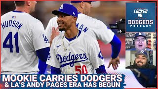 Mookie Betts Shines Andy Pages Debuts in Los Angeles Dodgers Win vs Nationals [upl. by Pudens718]