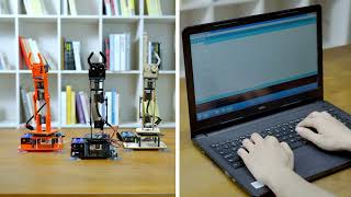 Adeept 5DOF Robotic Arm Kit for Arduino V40 [upl. by Nibuz]