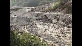 Overtopping failure of a largescale artificial dam in Taiwan Feng and Chen 2012  Part 2 Surge [upl. by Gloria]