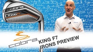 Cobra KING F7 Irons Preview [upl. by Plafker204]