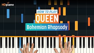 Piano Lesson for quotBohemian Rhapsodyquot by Queen  HDpiano Part 1 [upl. by Philan]