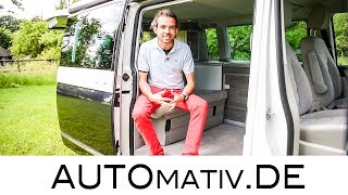 VW Volkswagen T6 California Ocean Blue Edition 2017 im Test  Deep Dive Bulli Camping Bus [upl. by Sima]