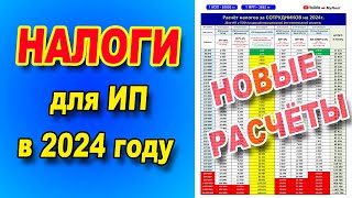 Как изменятся расчеты ИП в 2024 году Налоги для ИП на 2024 год [upl. by Nerval]