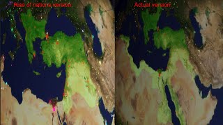 Rise of nations formables vs real life borders [upl. by Eniamerej195]