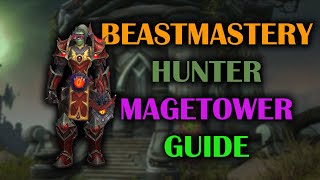 Beastmastery Hunter  Mage Tower  Guide  Voice  Dragonflight Season 4 1027 [upl. by Acyssej300]