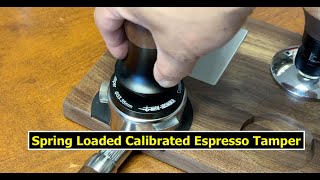 MHW3BOMBER  Spring Loaded Calibrated Espresso Tamper  Breville Espresso Machine [upl. by Arabella5]