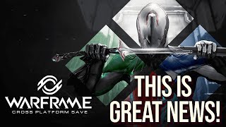 THE BEST FEATURE IN CROSSPLAY IS FINALLY HAPPENING  WARFRAME [upl. by Aetnuahs]